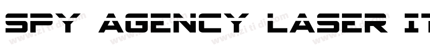 Spy Agency Laser It字体转换